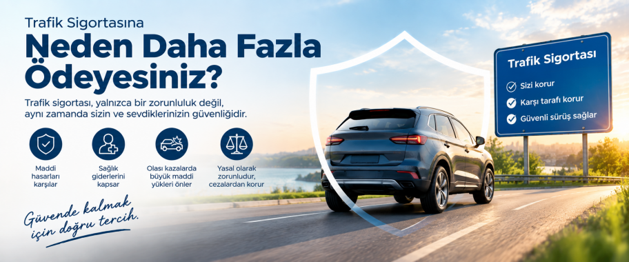 Trafik Sigortanıza neden daha fazla ödeyesiniz?